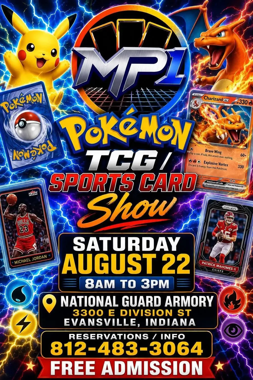 Pokemon, TCG & Sports Card Show - Saturday, August 22, 2026