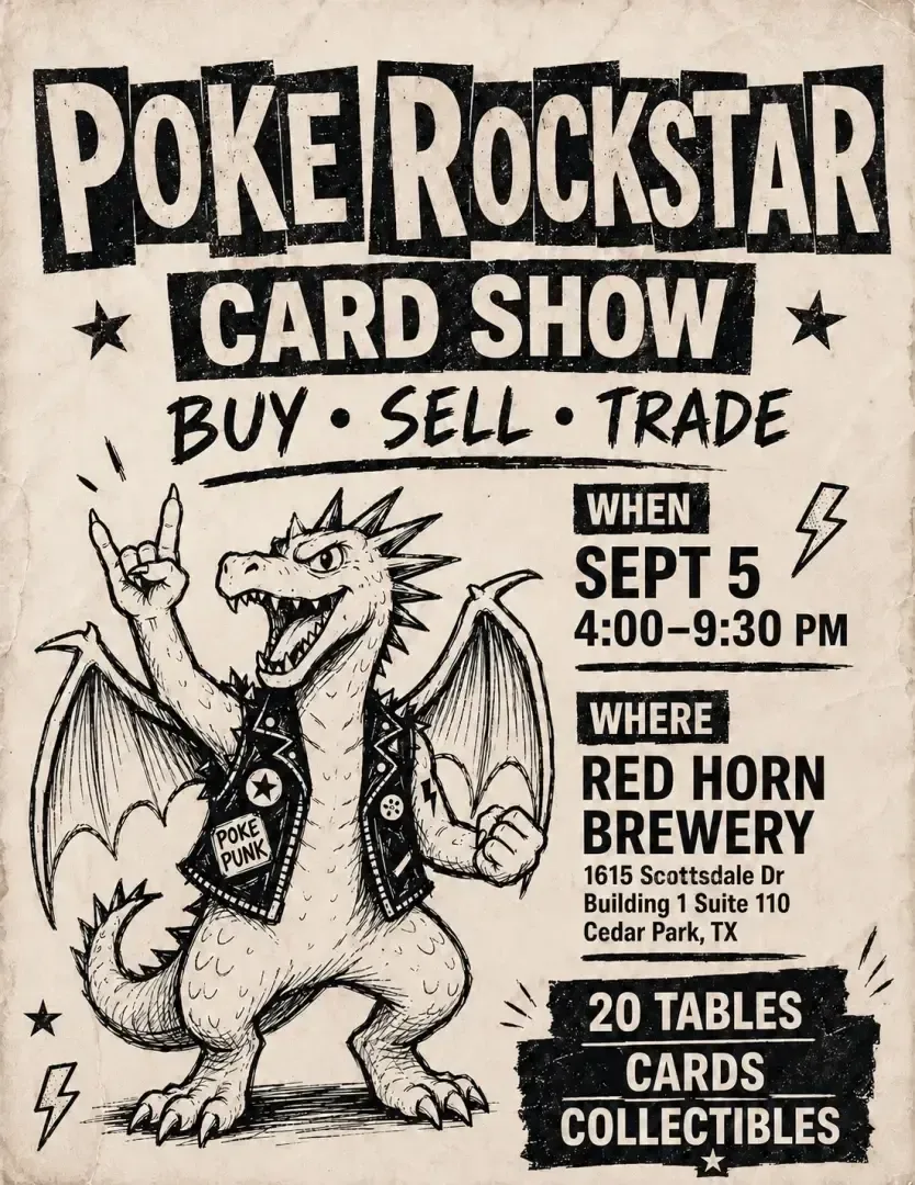 PokeRockstar Card Show - Saturday, September 5, 2026