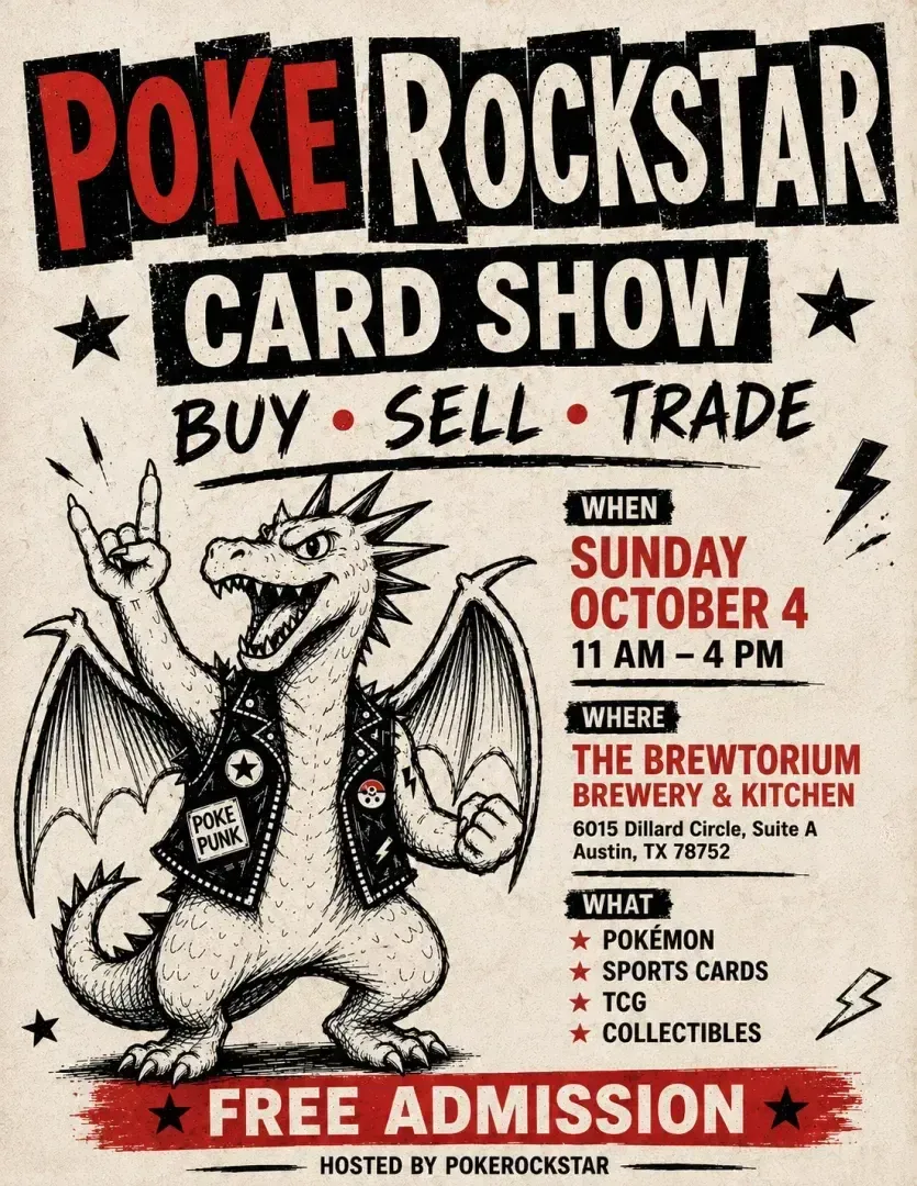 PokeRockstar Card Show - Sunday, October 4, 2026