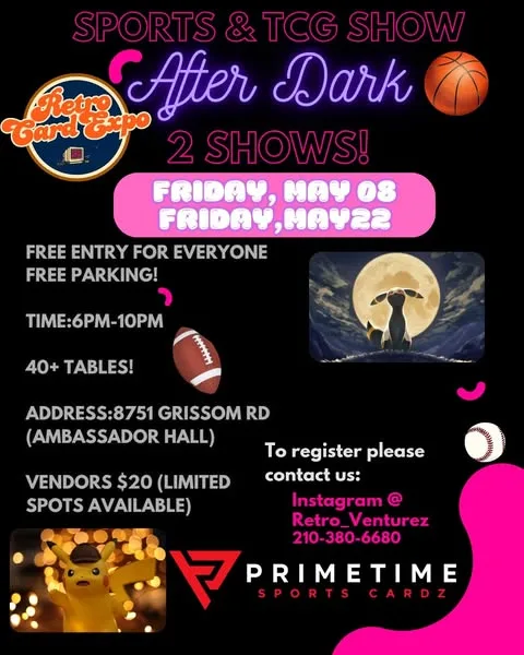 Retro Card Expo (Sports & TCG Show After Dark) information