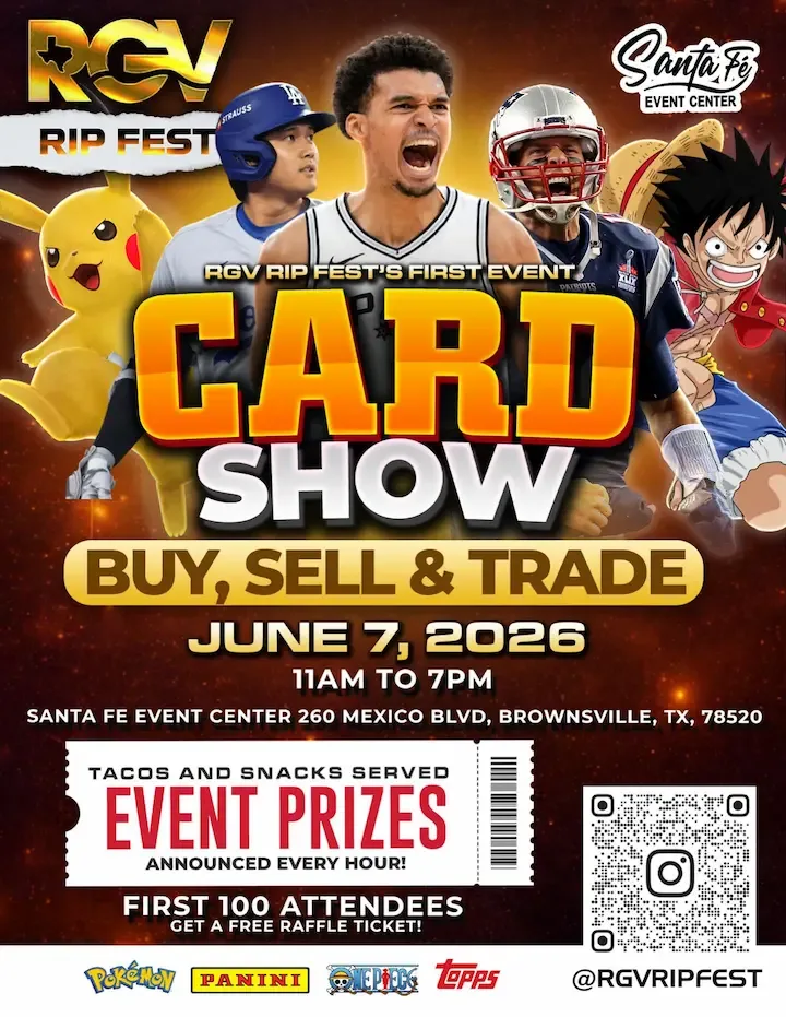 RGV Rip Fest Card Show - Sunday, June 7, 2026