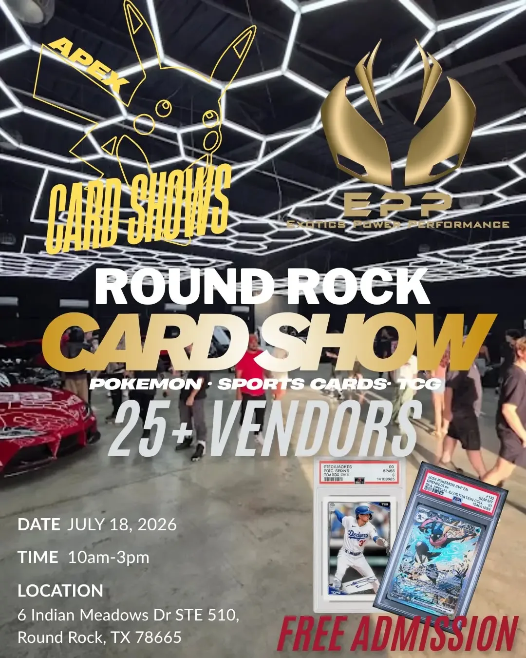 pokemon card show austin Austin Trading Card Con July 10-12, 2026! Don't miss: Coop