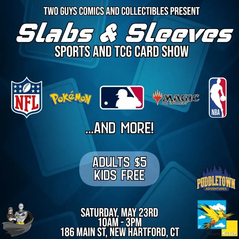 Slabs & Sleeves Card Show information