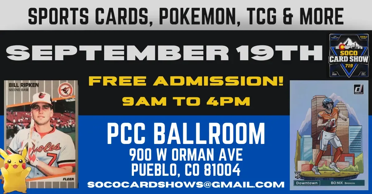 SoCo Card Show - Saturday September 19, 2026