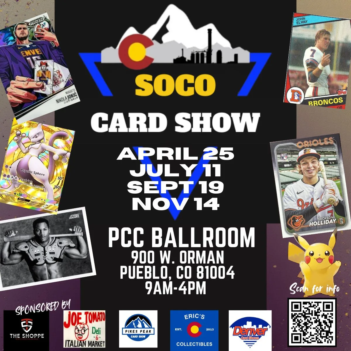 SoCo Card Show information