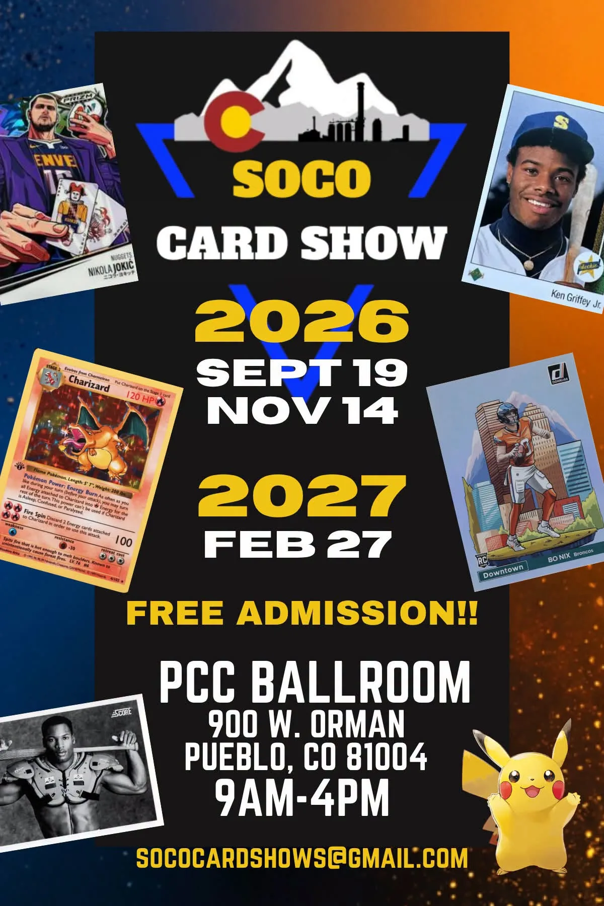 SoCo Card Show - Saturday November 14, 2026