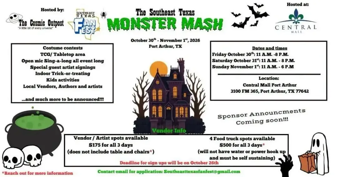 Southeast Texas Monster Mash information