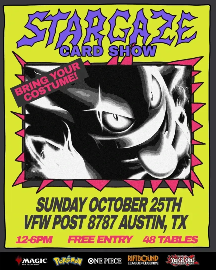 Stargaze Card Show - Sunday, October 25, 2026