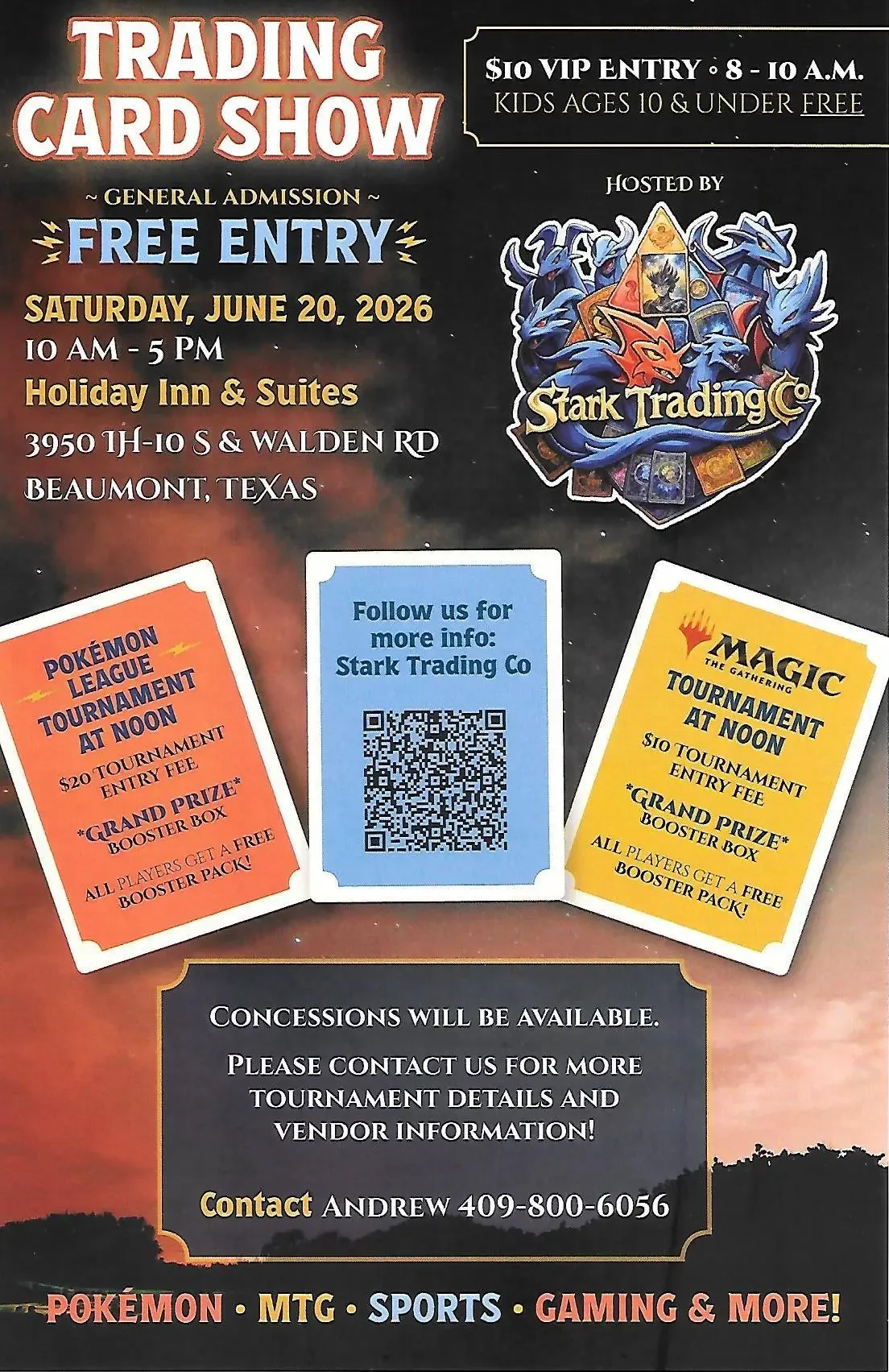 Stark Trading Card Show - Saturday, June 20, 2026