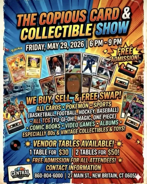 The Copious Card & Collectible Show information