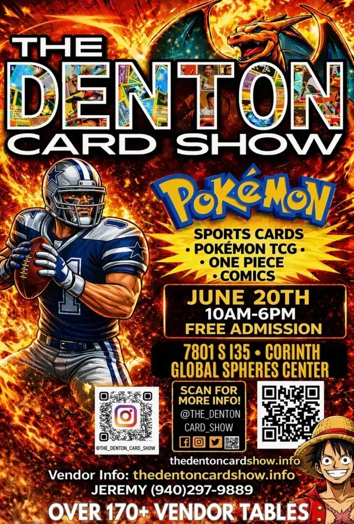 The Denton Card Show - Saturday, June 20, 2026
