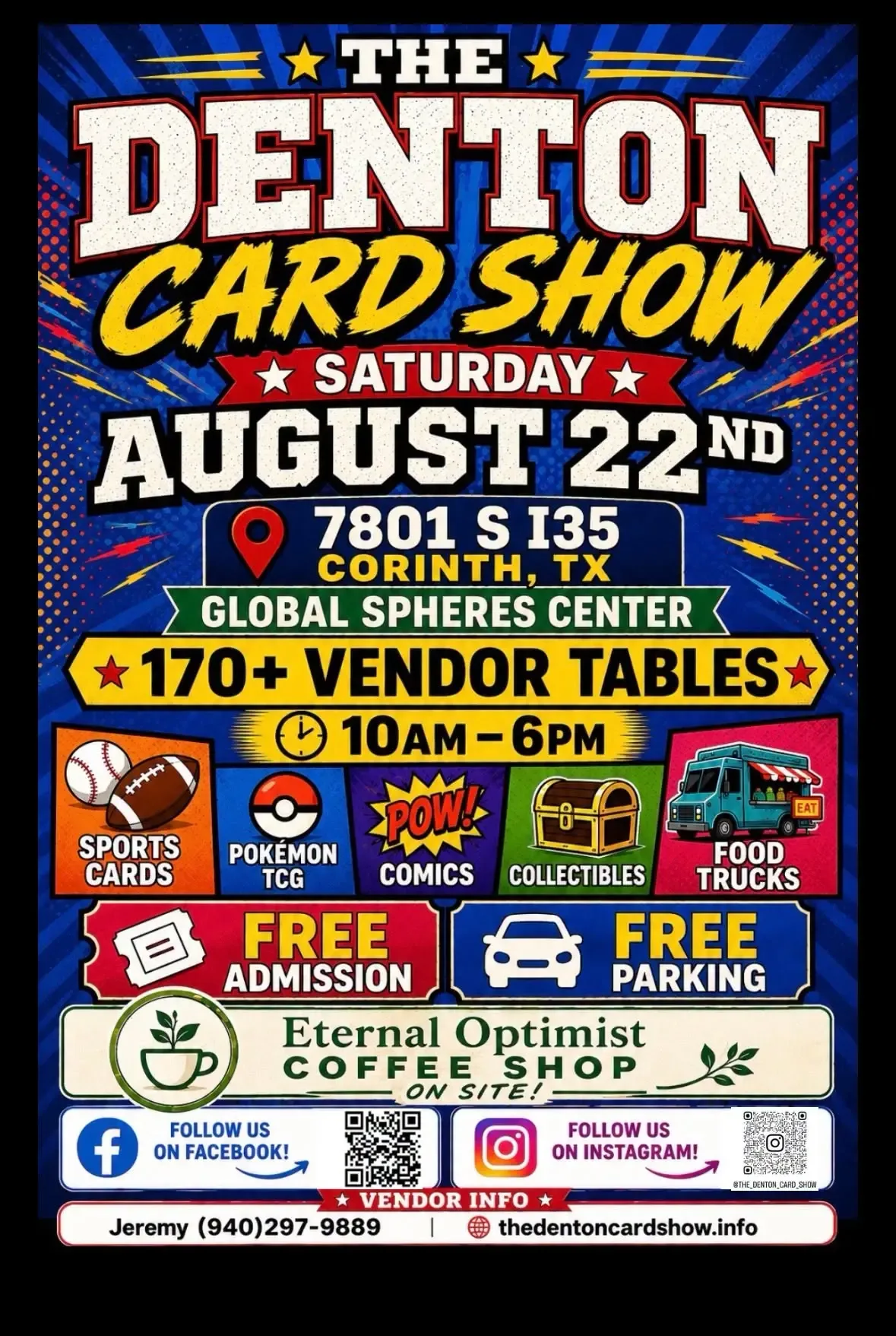 The Denton Card Show - Saturday, August 22, 2026