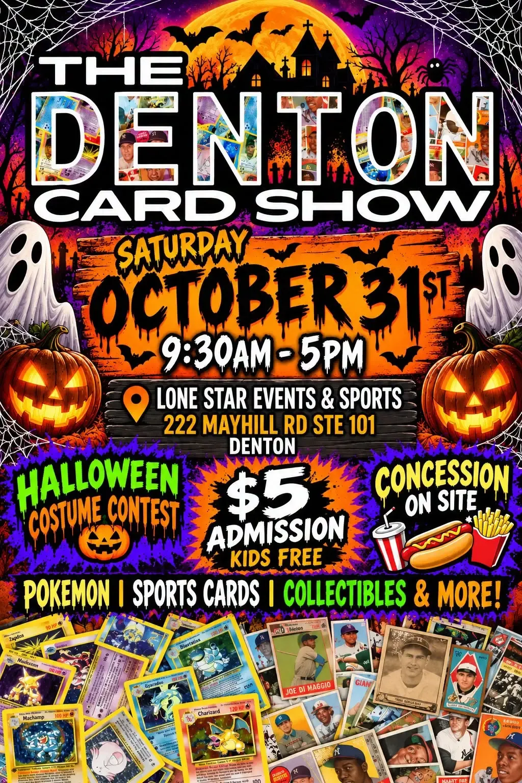 The Denton Card Show - Saturday, October 31, 2026