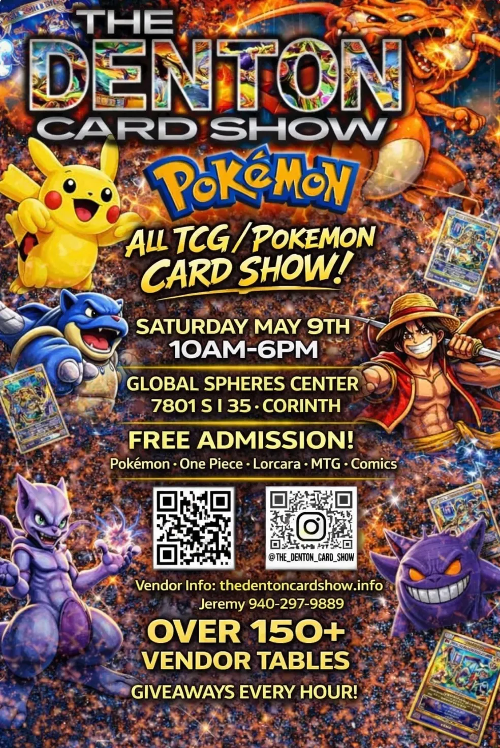 The Denton Card Show — All TCG Edition information