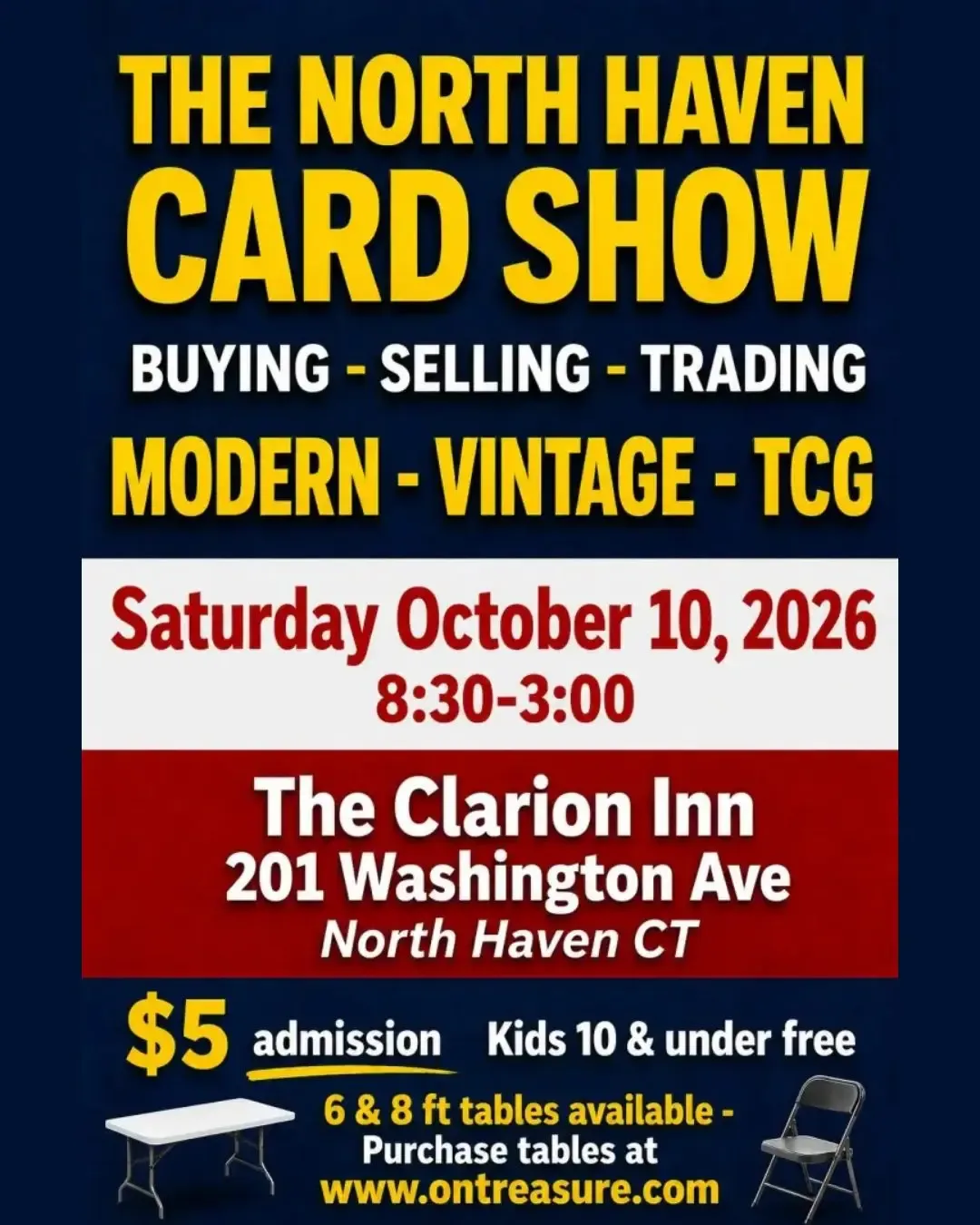 The North Haven Card Show - Saturday, October 10, 2026