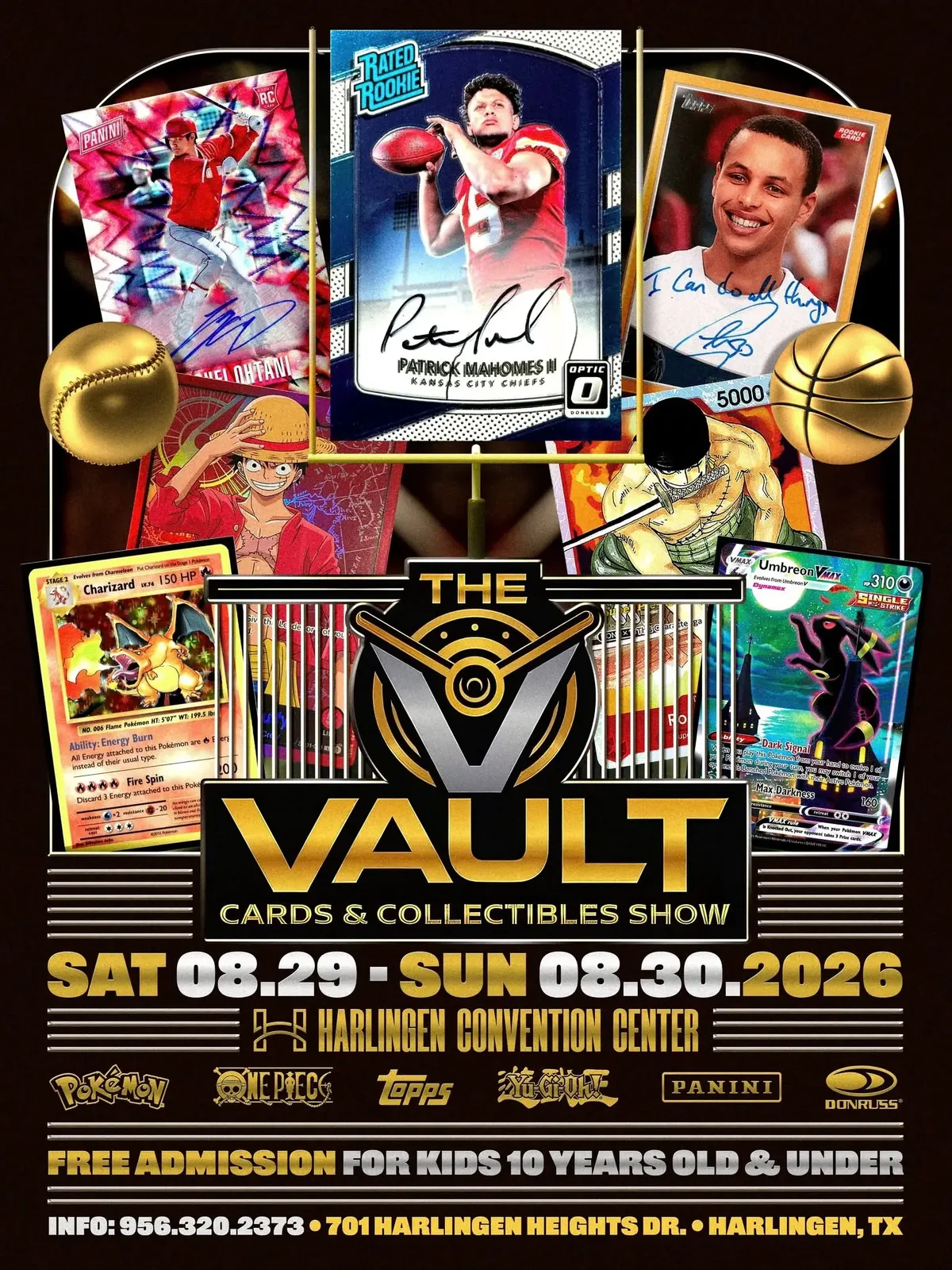 The Vault: Cards & Collectibles Show 2.0 - Saturday, August 29 & Sunday, August 30, 2026