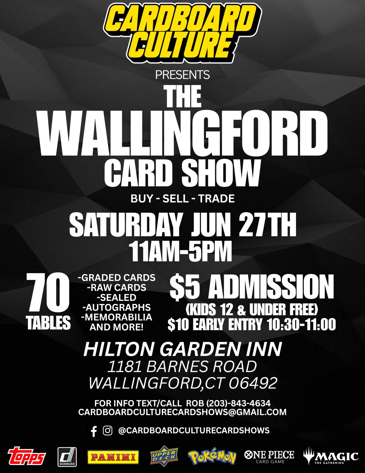 The Wallingford Card Show information
