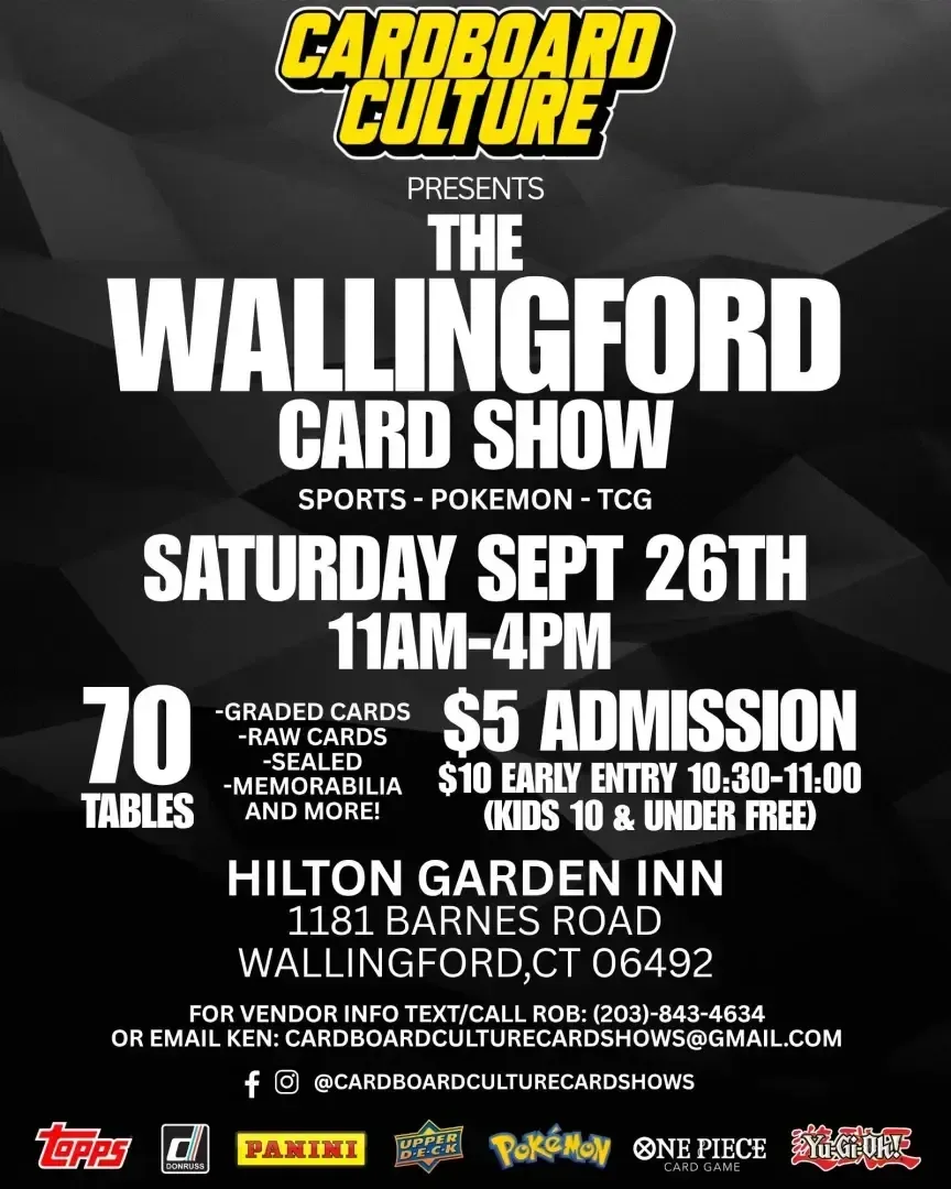 The Wallingford Card Show - Saturday, September 26, 2026