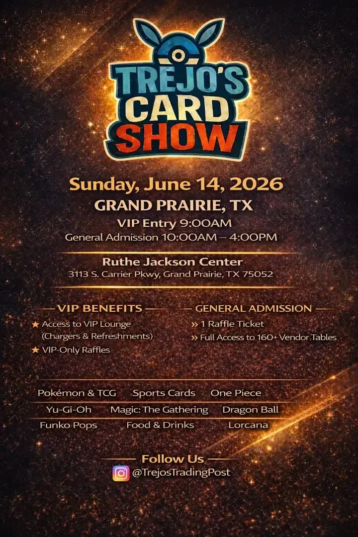 Trejo Card Show - Sunday, June 14, 2026
