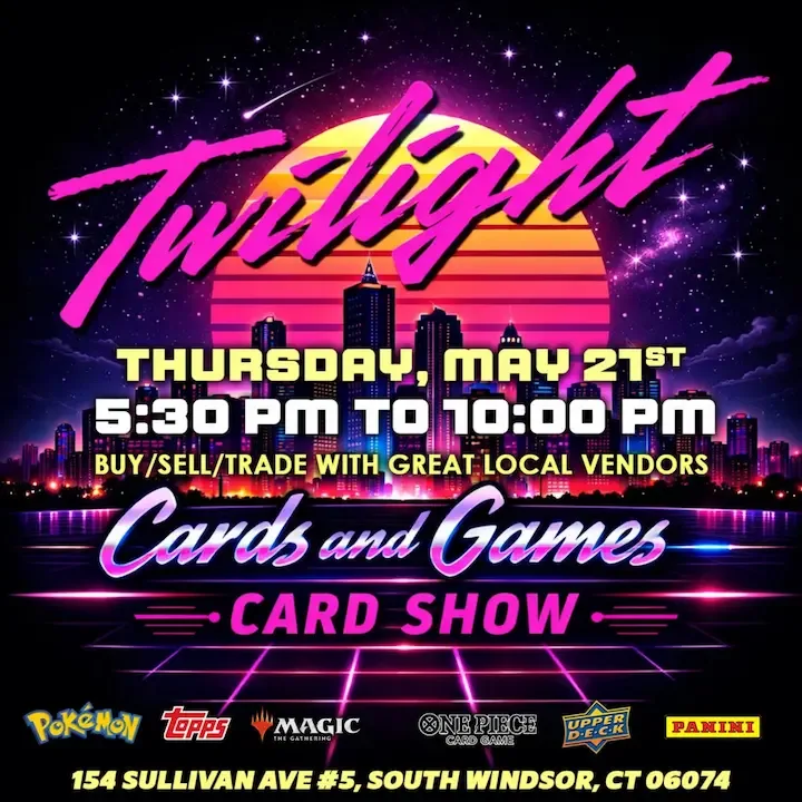 Twilight Cards & Games Card Show information