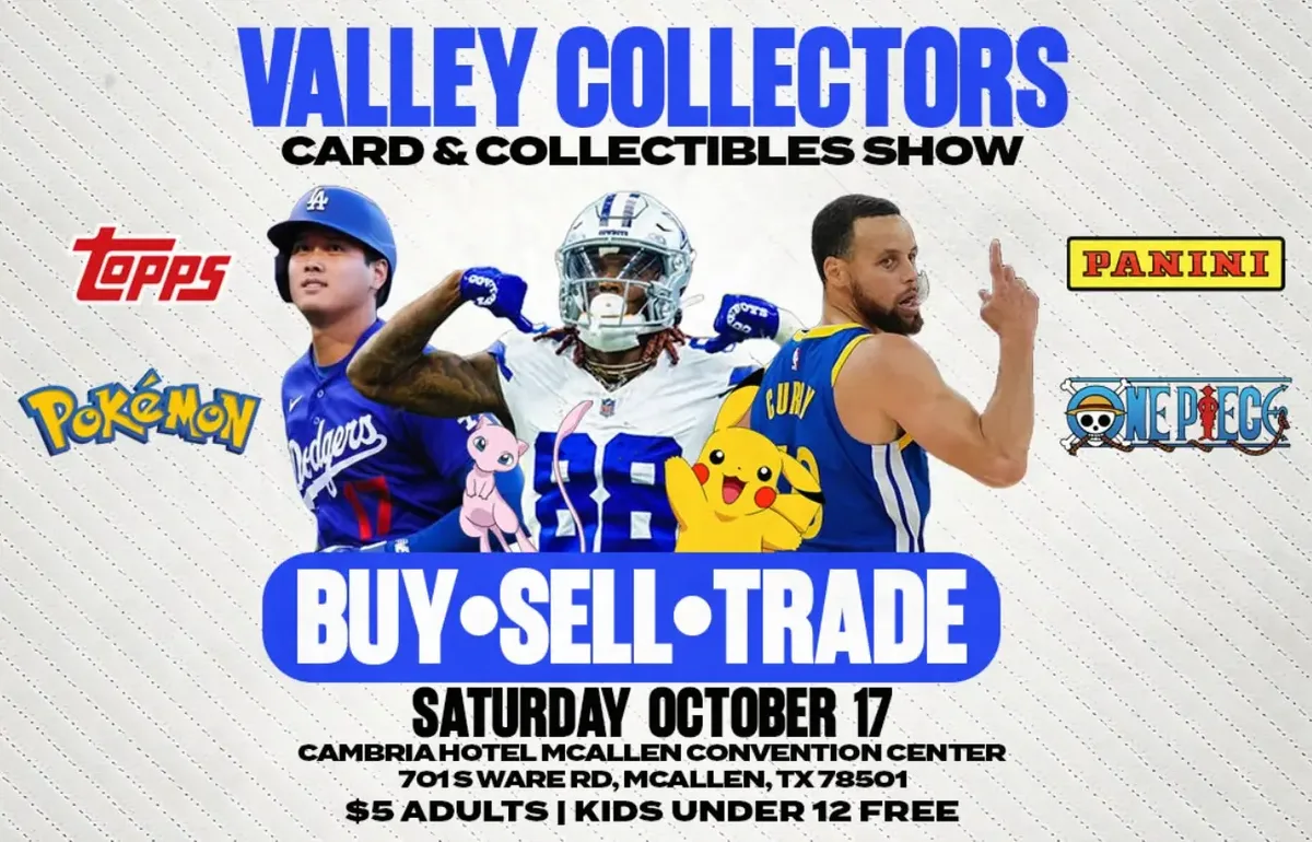 Valley Collectors Card Show - Saturday, October 17, 2026